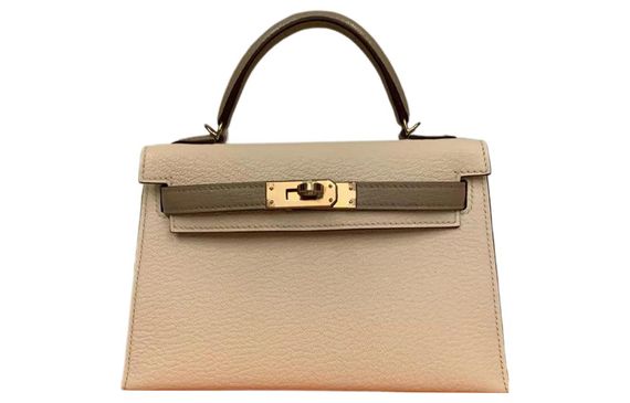 HERMES Mini Kelly 2 SO Chevre Mysore