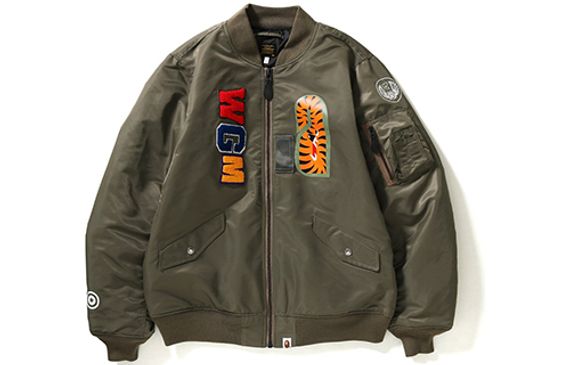 A BATHING APE Shark Ma-1 Jacket WGM