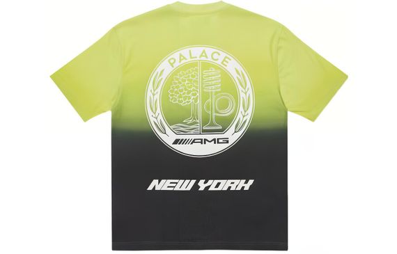 PALACE x AMG Palace Amg 2.0 New York T-Shirt Blace/Lime T