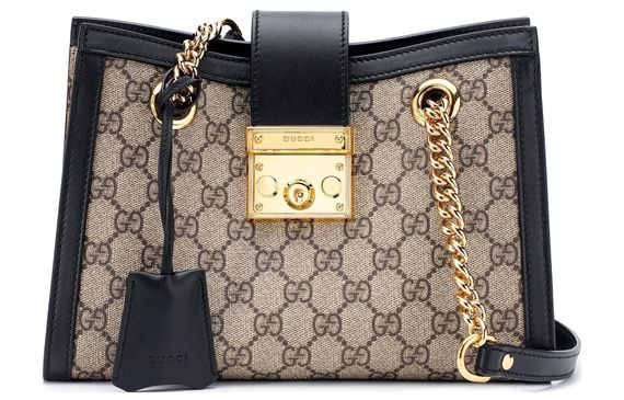 GUCCI Padlock Logo Tote /
