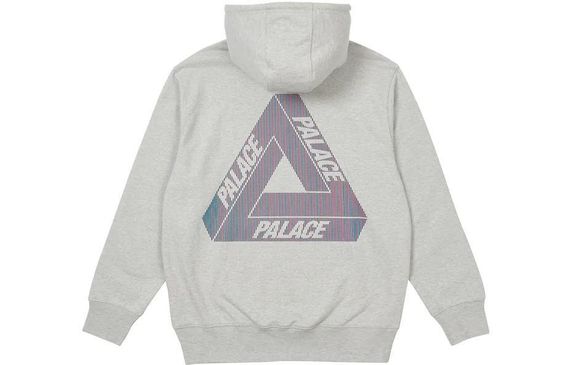 PALACE FW22 Tri-lenticularhood Grey Marl Logo