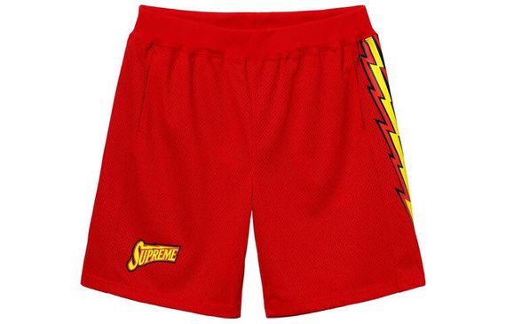 Supreme SS18 Bolt Basketball Short Red