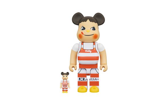 BE@RBRICK x peko milky 7cm/28cm
