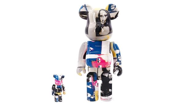 BE@RBRICK Andy Warhol Double Mona Lisa