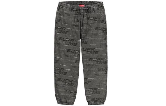 Supreme FW19 Week 3 Dimensions Logo Denim Skate Pant logo