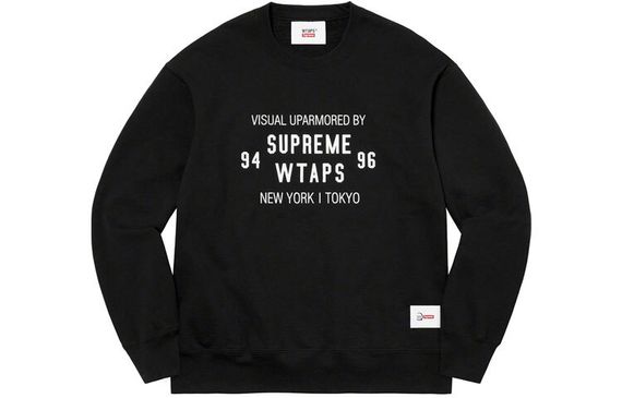 Supreme Week 15 x WTAPSFW21,WTAPS Crewneck Logo