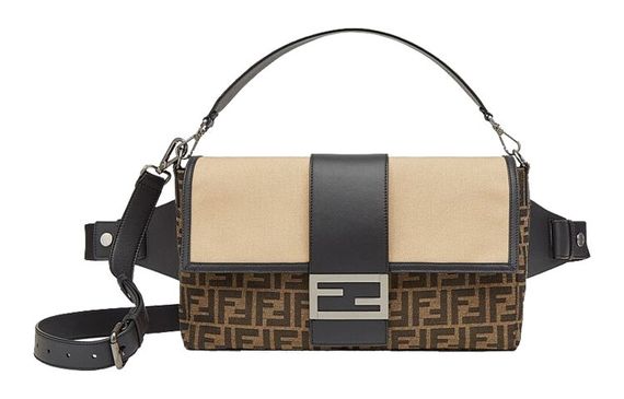 FENDI Baguette Logo FF /