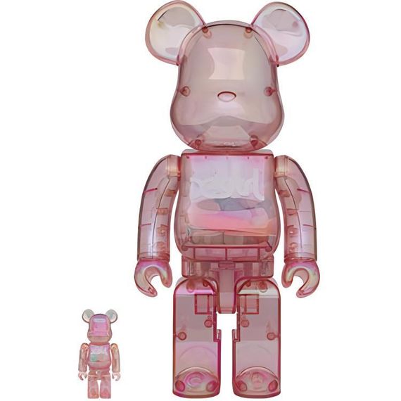 BE@RBRICK x X-girl 1000%400%100% 2020 7cm/28cm/70cm
