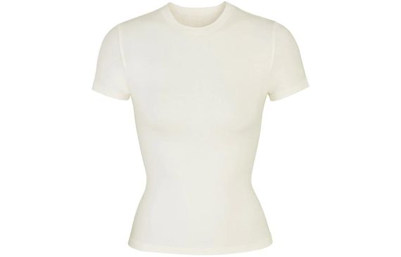 SKIMS COTTON JERSEY T-SHIRT T /BONE