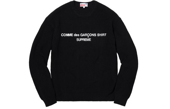 Supreme FW18 x Comme des Garcons SHIRT Sweater Black