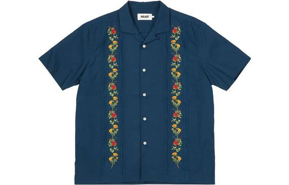 PALACE SS22 Rose Chain Shirt Navy