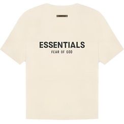 Fear of God Essentials SS21 Short Sleeve Tee Buttercream/Cream Logo T