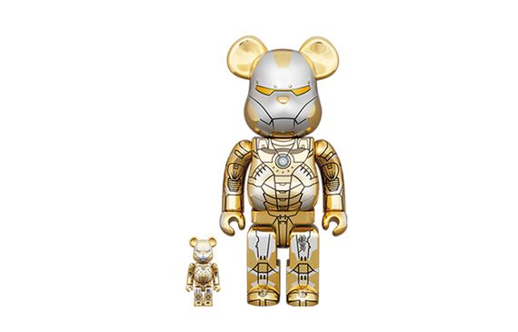 BE@RBRICK x SORAYAMA IRONMAN REVERSE 7cm/28cm