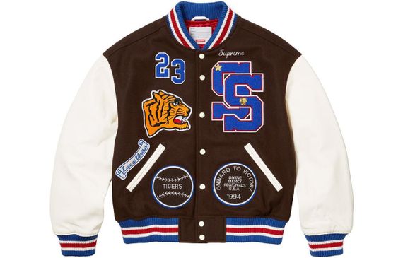 Supreme FW23 WEEK1 TIGER VARSITY JACKET