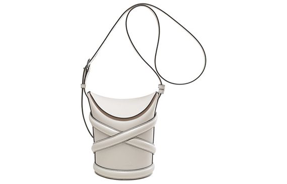 Alexander McQueen THE CURVE BAG Logo