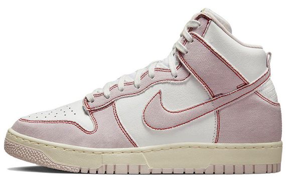 Nike Dunk High 1985 pink denim