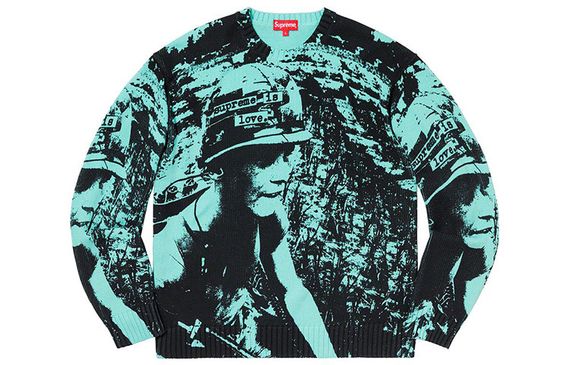 Supreme FW19 Week 9 Supreme Is Love Sweater
