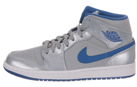 Jordan Air Jordan 1 Mid Wolf Grey Sport Blue