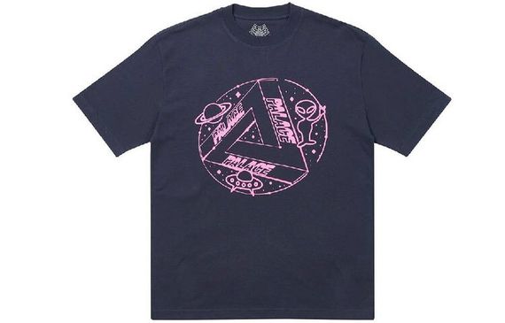 PALACE Space Cadet T-Shirt Navy SS22 Logo T