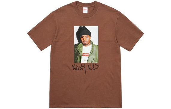 Supreme FW17 Nas Tee Brown T