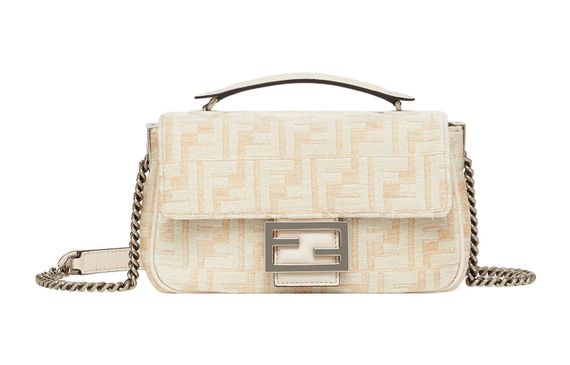 FENDI Baguette Logo FF