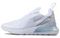 Nike Air Max 270 Metallic Summit White