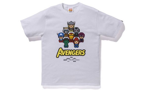 A BATHING APE Bape X Marvel Milo Avengers Tee T