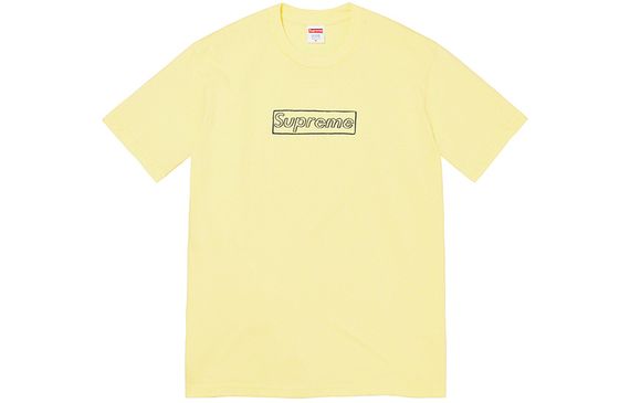 Supreme Week 18 x KAWS Chalk Logo Tee Box Logo T