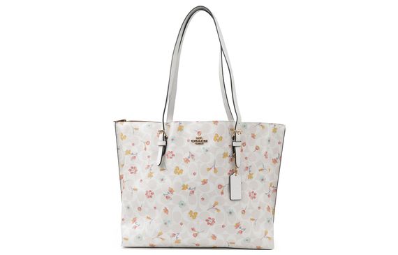 COACH Mollie 34 logo tote