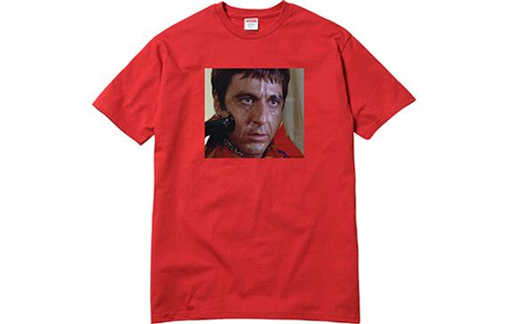 Supreme FW17 Scarface Shower Tee Red T