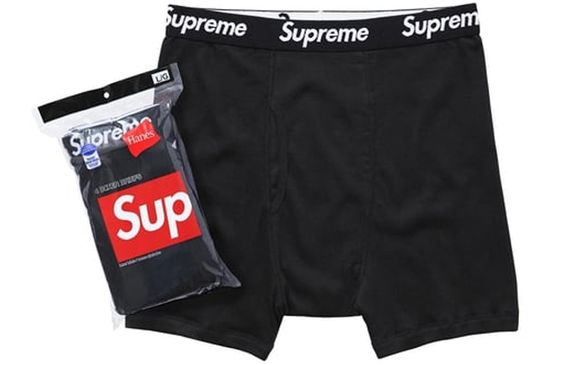 Supreme FW23 BOXER BRIEFS (4 PACK) Logo 4