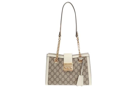 GUCCI Padlock Logo Tote / # #