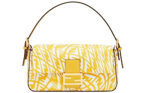 FENDI Baguette 1997 Logo FF