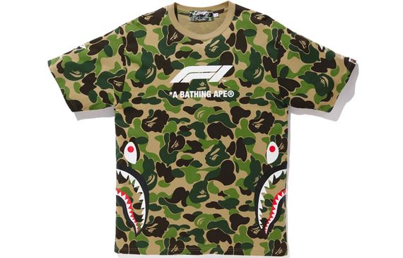 A BATHING APE BAPE x FORMULA 1 Shark tee T