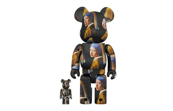 BE@RBRICK johannes vermeer · 7cm,28cm