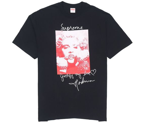 Supreme FW18 Madonna Tee Black T