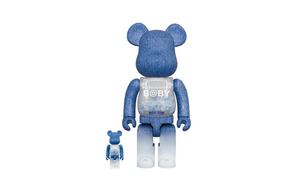 BE@RBRICK 400%100% MY FIRST BABY BLUE INNERSECT 2021 7cm/28cm