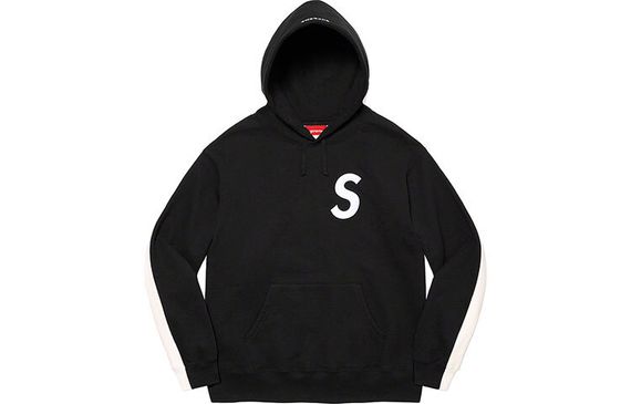Supreme Week 5 S Logo Split Hooded Sweatshirt