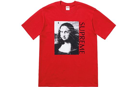 Supreme SS18 Mona Lisa Tee Red T