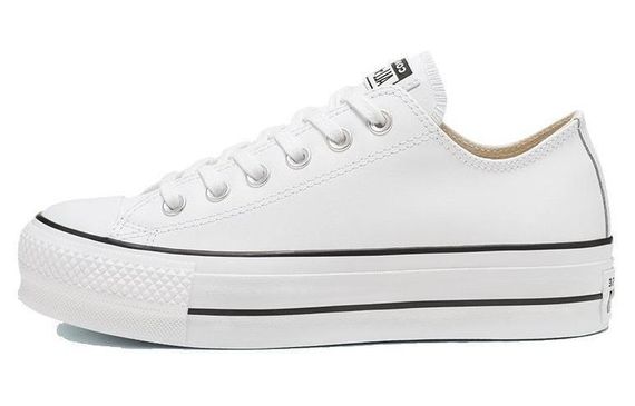 Converse Chuck Taylor All Star Leather Platform Low Top