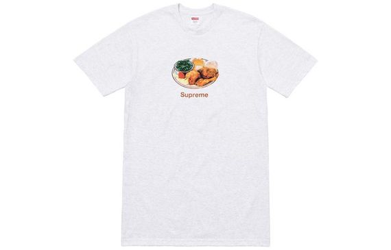 Supreme SS18 Chicken Dinner Tee White T