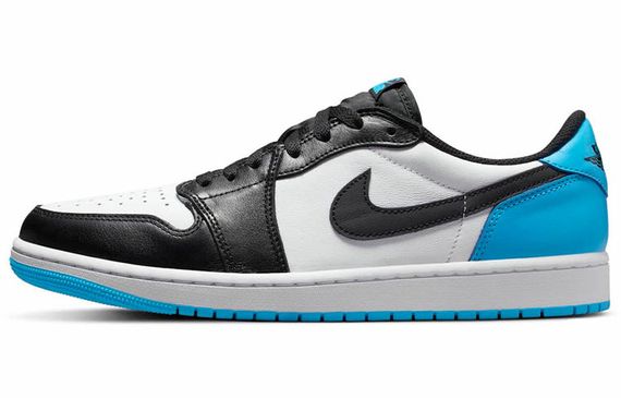 Jordan Air Jordan 1 Low &#39;Black and Dark Powder Blue&#39;