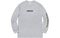 Supreme FW18 1994 L/S Tee Heather Grey Logo T