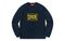 Supreme SS19 Warm Up Crewneck Navy logo