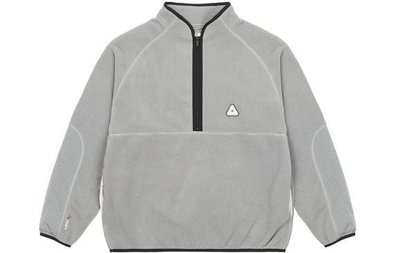 PALACE POLARTEC 1/4 ZIP JACKET GREY