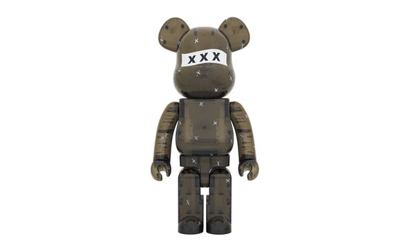 BE@RBRICK GOD SELECTION XXX BLACK CLEAR 1000％