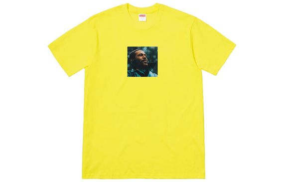 Supreme FW18 Marvin Gaye Tee Yellow T