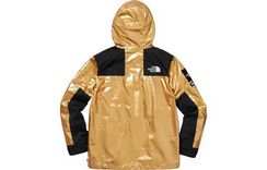 Supreme SS18 The North Face Metallic Mountain Parka Gold