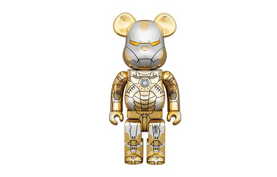 BE@RBRICK x /HajimeSorayama 1000% IRONMAN REVERSE 70cm