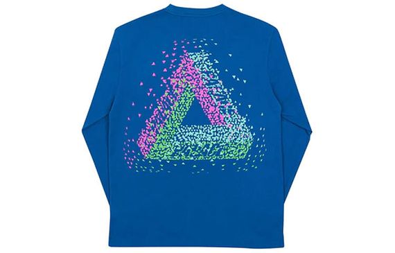 PALACE Tri-Flect Longsleeve Blue Logo T
